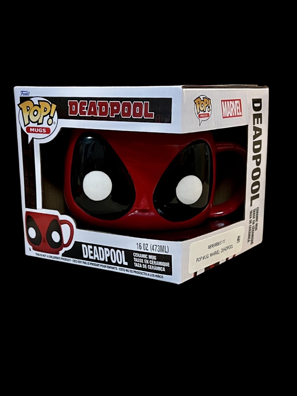 Funko Pop! Mugs Marvel Deadpool Ceramic Mug 16 oz NIB